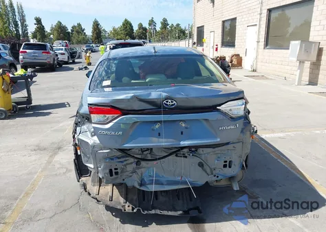 2022 Toyota Corolla Hybrid Le from USA, damaged, VIN JTDEAMDE4N3013162
